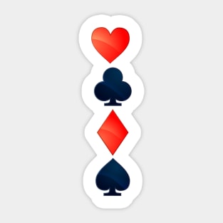 Card Game Poker Playing Cards Sticker